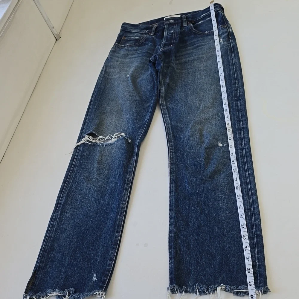 Moussy - Guilford Wide Straight in Dark Blue